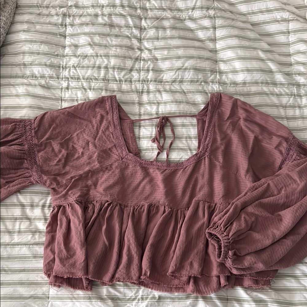 Urban Outfitters Mauve Flowy Top